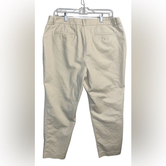 Charter Club Khaki Straight Leg Pants - Picture 2 of 3